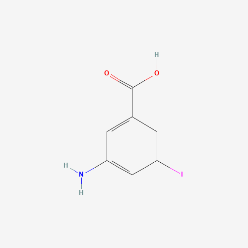 3-amino-5-iodobenzoic acid (CAS: 102153-73-1) - Chemical Structure and Molecular Formula 