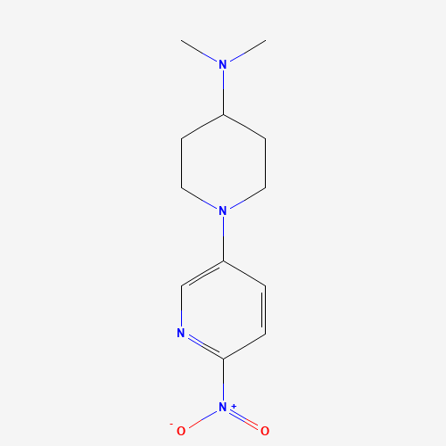 N,N-dimethyl-1-(6-nitropyridin-3-yl)piperidin-4-amine (CAS: 1002317-12-5) - Related Chemical Product