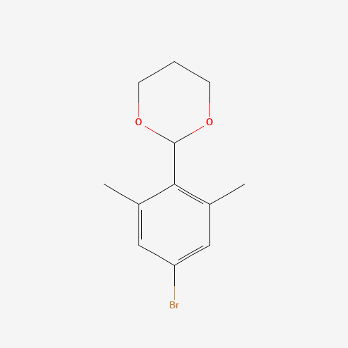 2-(4-bromo-2,6-dimethylphenyl)-1,3-dioxane (CAS: 1202075-83-9) - Related Chemical Product