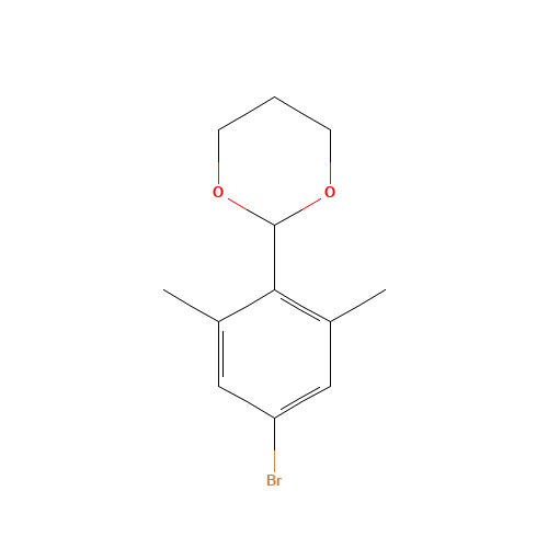 2-(4-bromo-2,6-dimethylphenyl)-1,3-dioxane (CAS: 1202075-83-9) - Related Chemical Product
