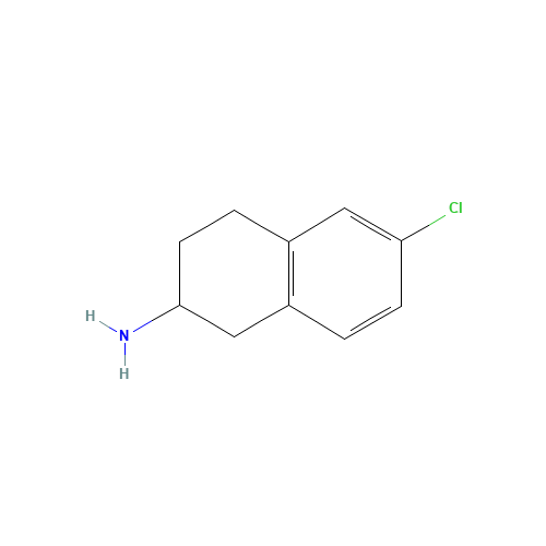 6-chloro-1,2,3,4-tetrahydronaphthalen-2-amine (CAS: 60480-00-4) - Related Chemical Product