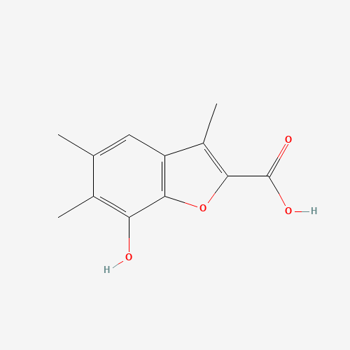 7-hydroxy-3,5,6-trimethyl-1-benzofuran-2-carboxylic acid (CAS: 119048-13-4) - Related Chemical Product
