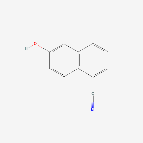 6-hydroxynaphthalene-1-carbonitrile (CAS: 130200-57-6) - Chemical Structure and Molecular Formula 