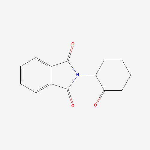 2-(2-oxocyclohexyl)isoindole-1,3-dione (CAS: 24037-87-4) - Chemical Structure and Molecular Formula 