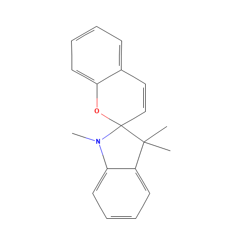 1',3',3'-trimethylspiro[chromene-2,2'-indole] (CAS: 1485-92-3) - Related Chemical Product