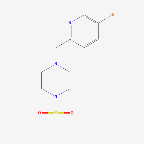 1-[(5-bromopyridin-2-yl)methyl]-4-methylsulfonylpiperazine (CAS: 1380487-04-6) - Related Chemical Product
