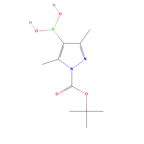 [1-[(2-methylpropan-2-yl)oxycarbonyl]pyrazol-4-yl]boronic acid (CAS: 947533-31-5) - Related Chemical Product
