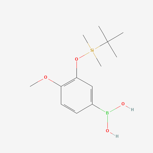 [3-[tert-butyl(dimethyl)silyl]oxy-4-methoxyphenyl]boronic acid (CAS: 900152-53-6) - Related Chemical Product