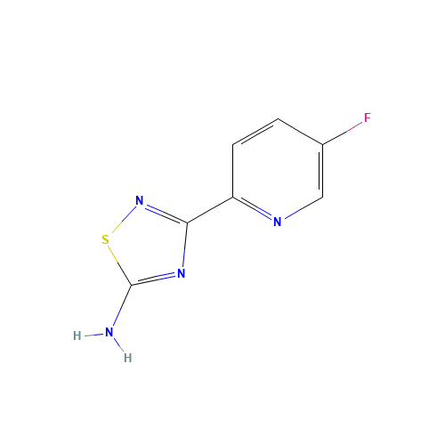 3-(5-fluoropyridin-2-yl)-1,2,4-thiadiazol-5-amine (CAS: 1179362-66-3) - Related Chemical Product