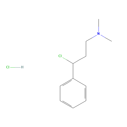 3-chloro-N,N-dimethyl-3-phenylpropan-1-amine;hydrochloride (CAS: 1011-59-2) - Related Chemical Product