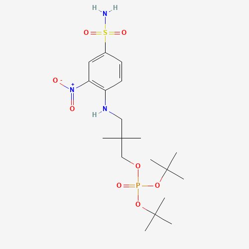 ditert-butyl [2,2-dimethyl-3-(2-nitro-4-sulfamoylanilino)propyl] phosphate (CAS: 1351456-91-1) - Related Chemical Product