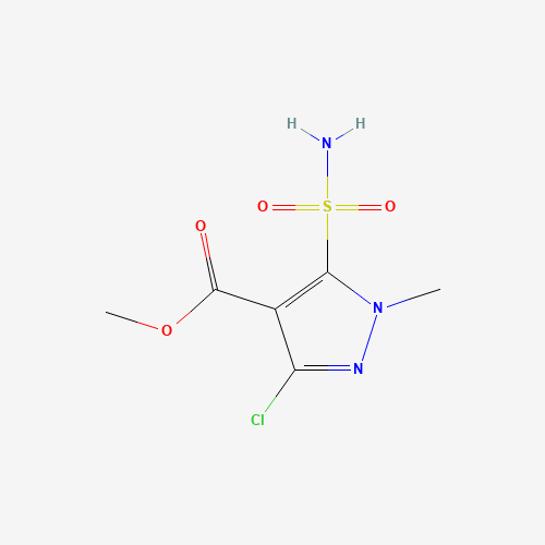 methyl 3-chloro-1-methyl-5-sulfamoylpyrazole-4-carboxylate (CAS: 100784-27-8) - Related Chemical Product