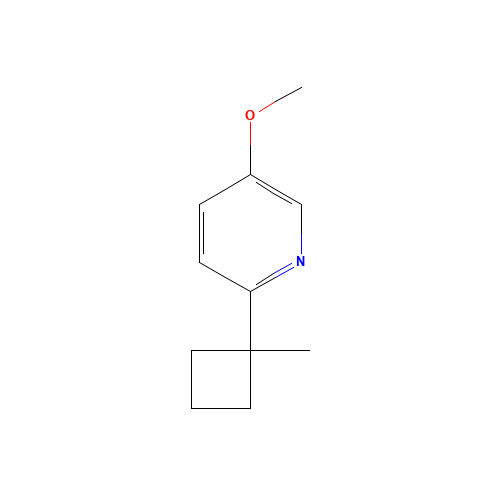 5-methoxy-2-(1-methylcyclobutyl)pyridine (CAS: 1196074-37-9) - Related Chemical Product