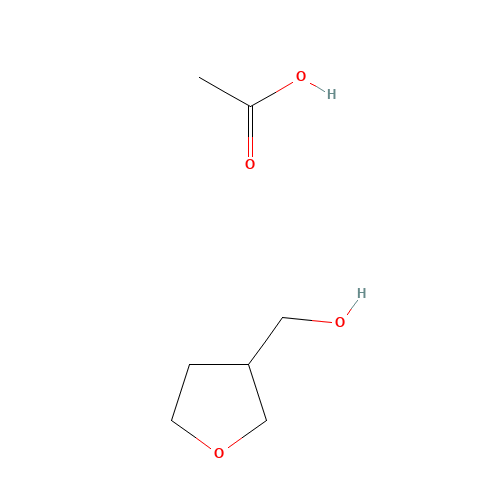 acetic acid;oxolan-3-ylmethanol (CAS: 78386-41-1) - Chemical Structure and Molecular Formula 