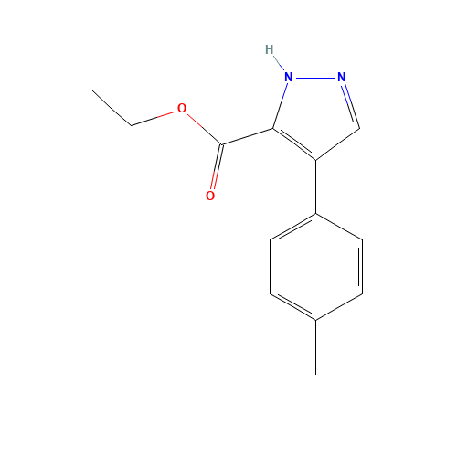 ethyl 4-(4-methylphenyl)-1H-pyrazole-5-carboxylate (CAS: 187159-25-7) - Related Chemical Product