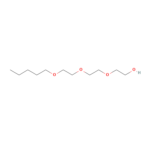 2-[2-(2-pentoxyethoxy)ethoxy]ethanol (CAS: 25961-91-5) - Chemical Structure and Molecular Formula 