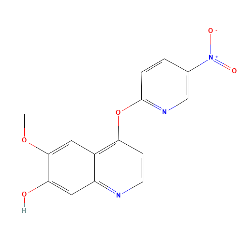 6-methoxy-4-(5-nitropyridin-2-yl)oxy-1H-quinolin-7-one (CAS: 960299-72-3) - Related Chemical Product