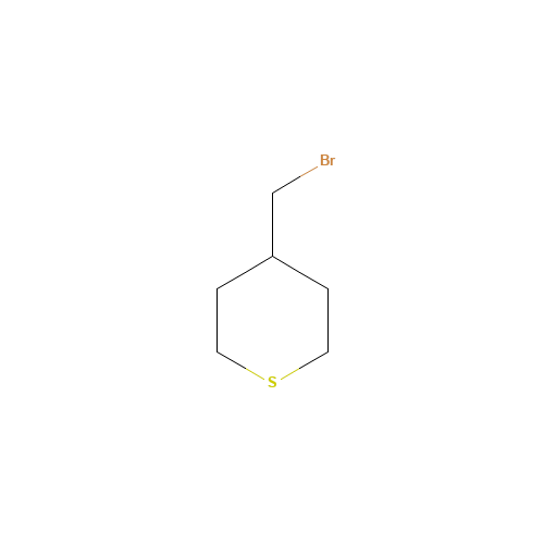 4-(bromomethyl)thiane (CAS: 1276056-87-1) - Chemical Structure and Molecular Formula 