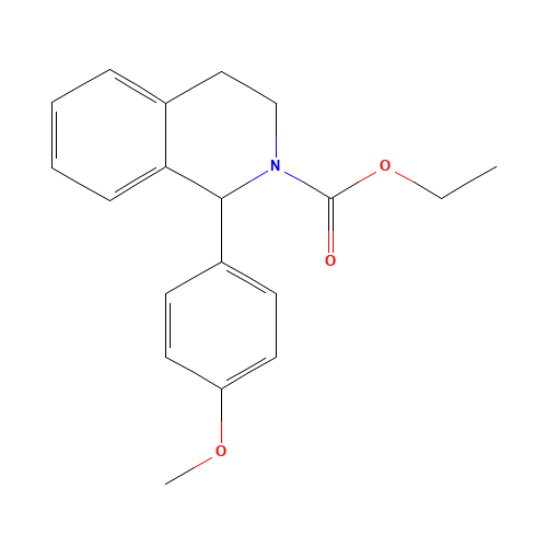 ethyl 1-(4-methoxyphenyl)-3,4-dihydro-1H-isoquinoline-2-carboxylate (CAS: 139437-83-5) - Related Chemical Product