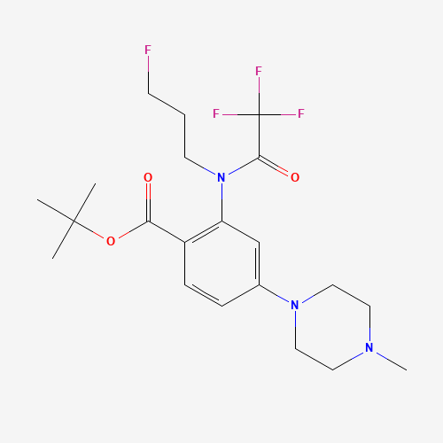 tert-butyl 2-[3-fluoropropyl-(2,2,2-trifluoroacetyl)amino]-4-(4-methylpiperazin-1-yl)benzoate (CAS: 1108746-44-6) - Related Chemical Product