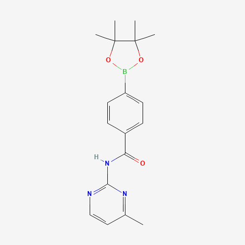 N-(4-methylpyrimidin-2-yl)-4-(4,4,5,5-tetramethyl-1,3,2-dioxaborolan-2-yl)benzamide (CAS: 1419221-35-4) - Related Chemical Product