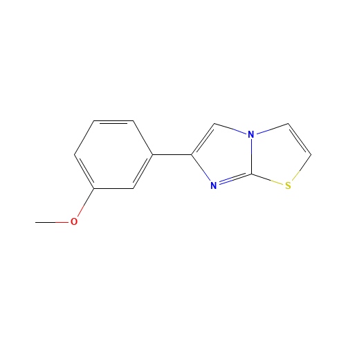 6-(3-methoxyphenyl)imidazo[2,1-b][1,3]thiazole (CAS: 92754-06-8) - Chemical Structure and Molecular Formula 