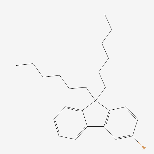 3-bromo-9,9-dihexylfluorene (CAS: 1185264-59-8) - Related Chemical Product