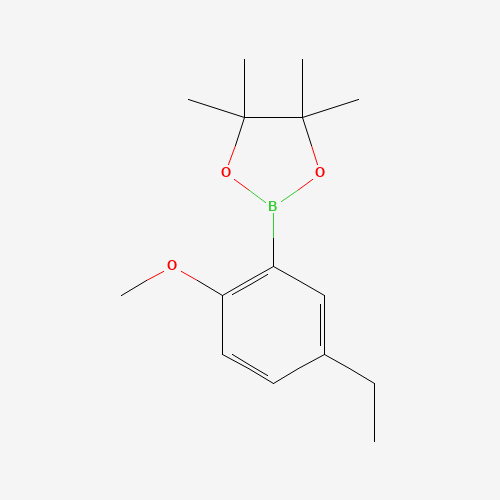 2-(5-ethyl-2-methoxyphenyl)-4,4,5,5-tetramethyl-1,3,2-dioxaborolane (CAS: 868167-66-2) - Related Chemical Product