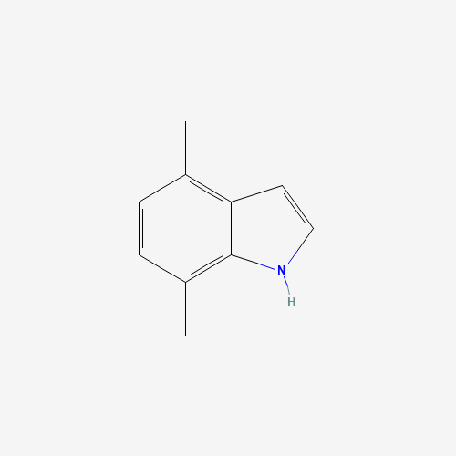 4,7-dimethyl-1H-indole (CAS: 5621-17-0) - Chemical Structure and Molecular Formula 