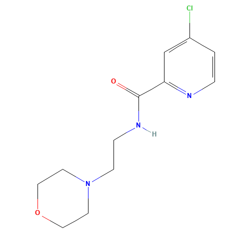 4-chloro-N-(2-morpholin-4-ylethyl)pyridine-2-carboxamide (CAS: 284462-51-7) - Related Chemical Product