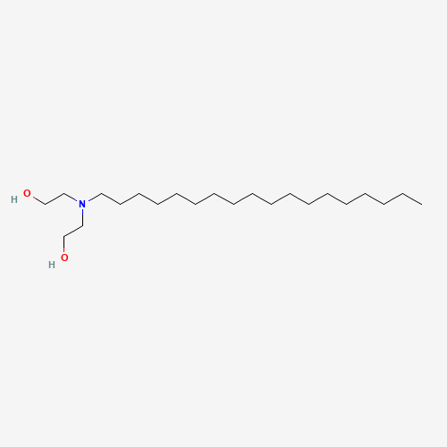 2-[2-hydroxyethyl(octadecyl)amino]ethanol (CAS: 10213-78-2) - Chemical Structure and Molecular Formula 