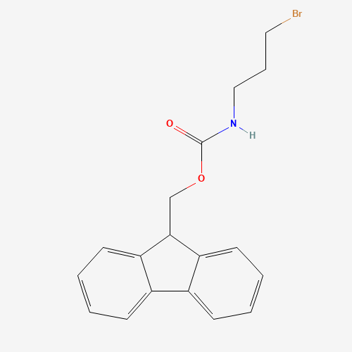 9H-fluoren-9-ylmethyl N-(3-bromopropyl)carbamate (CAS: 186663-83-2) - Related Chemical Product