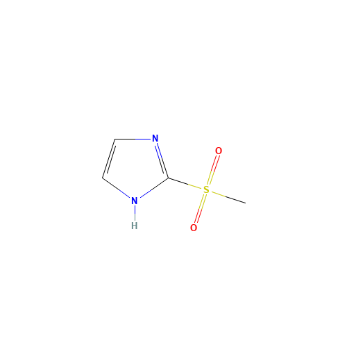 2-methylsulfonyl-1H-imidazole (CAS: 27098-98-2) - Chemical Structure and Molecular Formula 