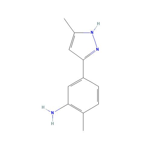 2-methyl-5-(5-methyl-1H-pyrazol-3-yl)aniline (CAS: 1232892-83-9) - Related Chemical Product