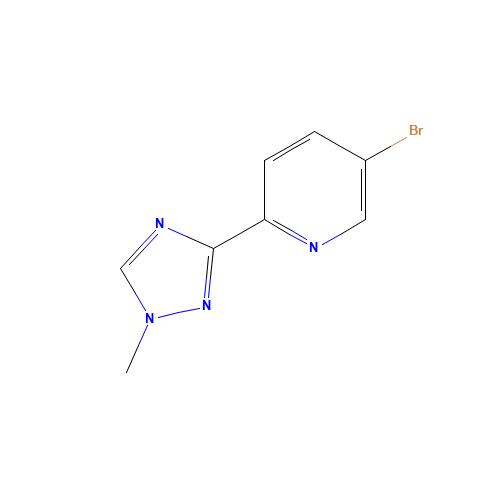 5-bromo-2-(1-methyl-1,2,4-triazol-3-yl)pyridine (CAS: 1319255-39-4) - Related Chemical Product