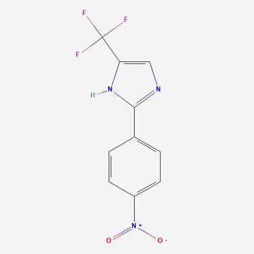 2-(4-nitrophenyl)-5-(trifluoromethyl)-1H-imidazole (CAS: 33469-09-9) - Related Chemical Product