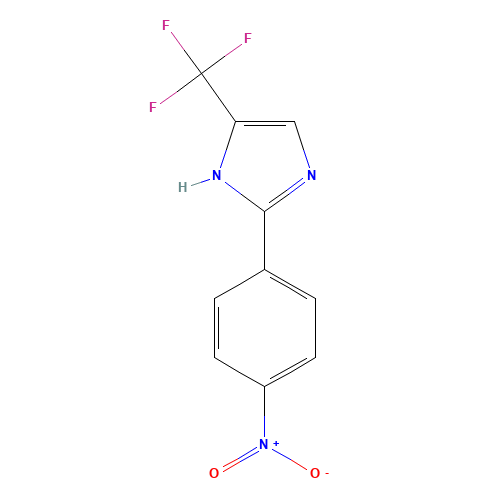 2-(4-nitrophenyl)-5-(trifluoromethyl)-1H-imidazole (CAS: 33469-09-9) - Related Chemical Product