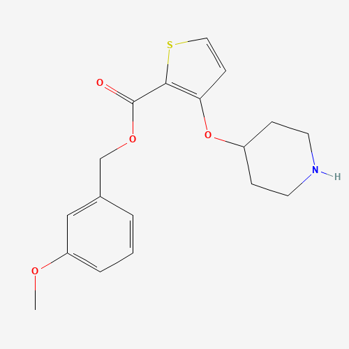 (3-methoxyphenyl)methyl 3-piperidin-4-yloxythiophene-2-carboxylate (CAS: 1443208-16-9) - Related Chemical Product