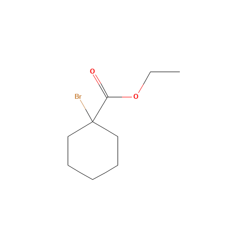 ethyl 1-bromocyclohexane-1-carboxylate (CAS: 41949-98-8) - Chemical Structure and Molecular Formula 