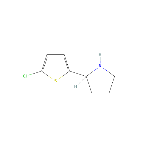 2-(5-chlorothiophen-2-yl)pyrrolidine (CAS: 524674-42-8) - Related Chemical Product