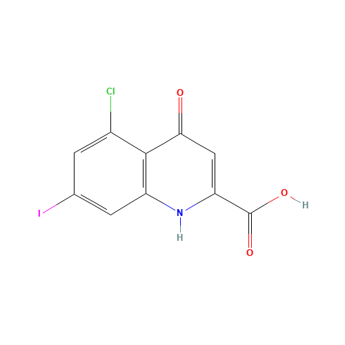 5-chloro-7-iodo-4-oxo-1H-quinoline-2-carboxylic acid (CAS: 123157-61-9) - Related Chemical Product