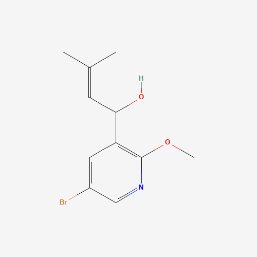 1-(5-bromo-2-methoxypyridin-3-yl)-3-methylbut-2-en-1-ol (CAS: 118066-95-8) - Related Chemical Product