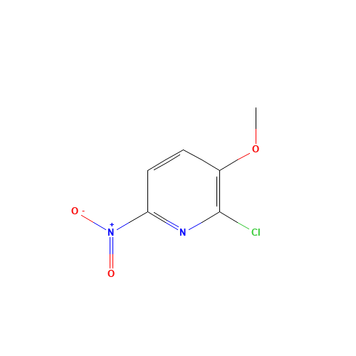 2-chloro-3-methoxy-6-nitropyridine (CAS: 886371-75-1) - Chemical Structure and Molecular Formula 