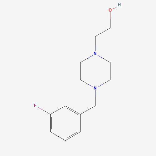 2-[4-[(3-fluorophenyl)methyl]piperazin-1-yl]ethanol (CAS: 215654-92-5) - Related Chemical Product