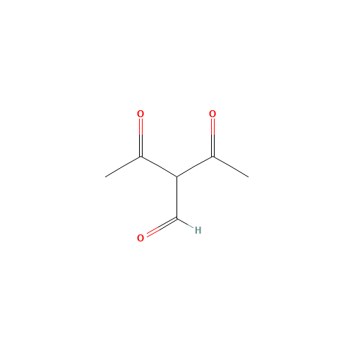 2-acetyl-3-oxobutanal (CAS: 16690-08-7) - Chemical Structure and Molecular Formula 