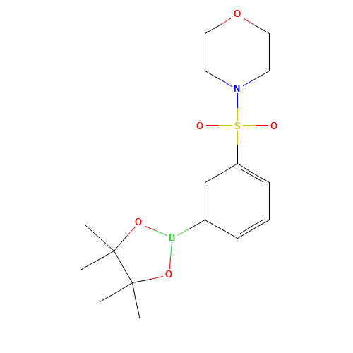 4-[3-(4,4,5,5-tetramethyl-1,3,2-dioxaborolan-2-yl)phenyl]sulfonylmorpholine (CAS: 1198804-92-0) - Related Chemical Product
