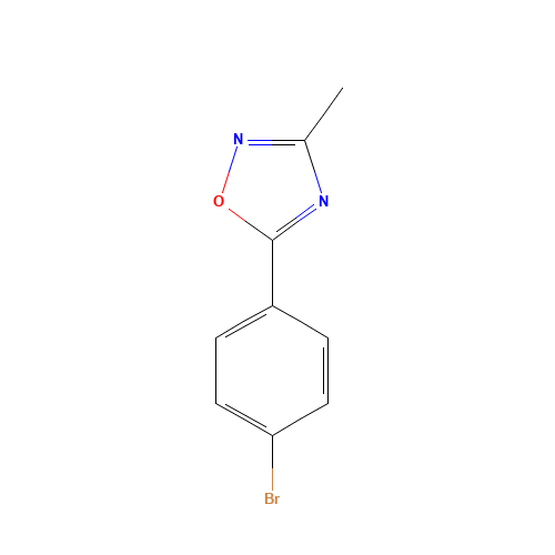 5-(4-bromophenyl)-3-methyl-1,2,4-oxadiazole (CAS: 71566-07-9) - Related Chemical Product