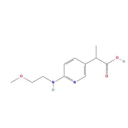 2-[6-(2-methoxyethylamino)pyridin-3-yl]propanoic acid (CAS: 1419604-83-3) - Related Chemical Product