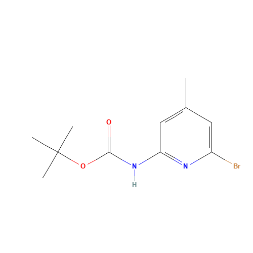 tert-butyl N-(6-bromo-4-methylpyridin-2-yl)carbamate (CAS: 1206249-13-9) - Related Chemical Product