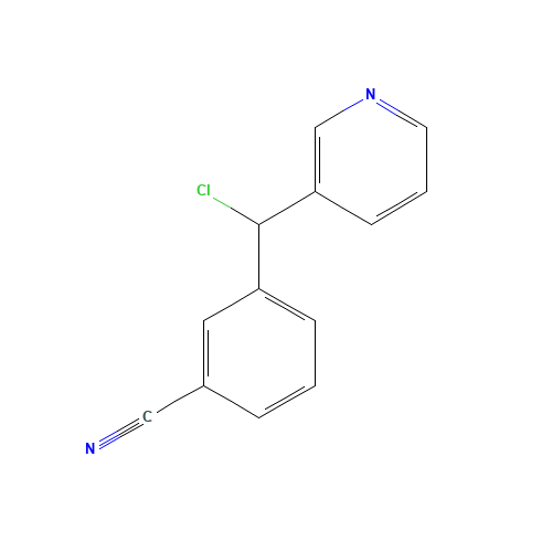 3-[chloro(pyridin-3-yl)methyl]benzonitrile (CAS: 1181671-77-1) - Related Chemical Product
